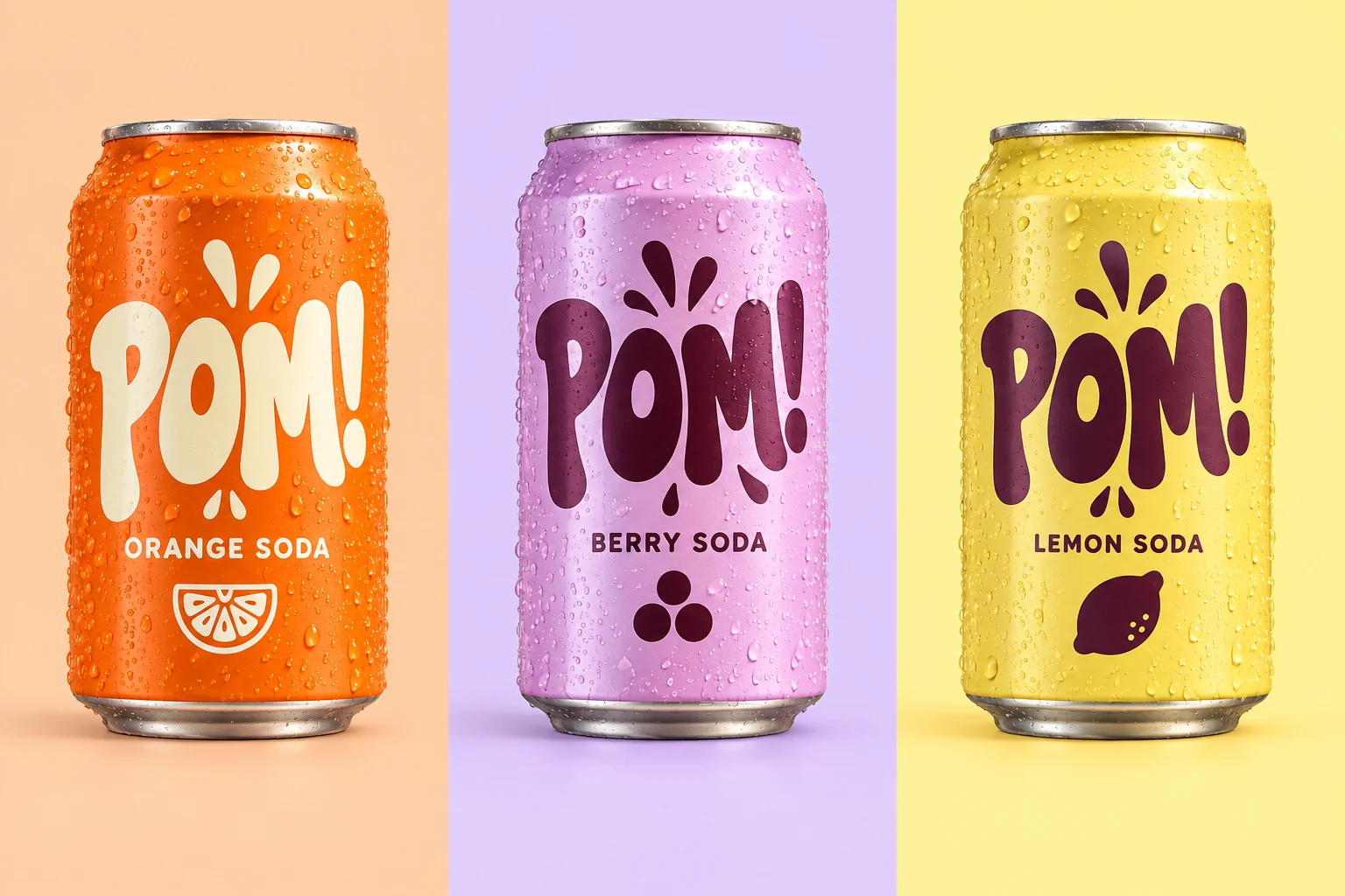 オレンジ色のPOM! ORANGE SODA